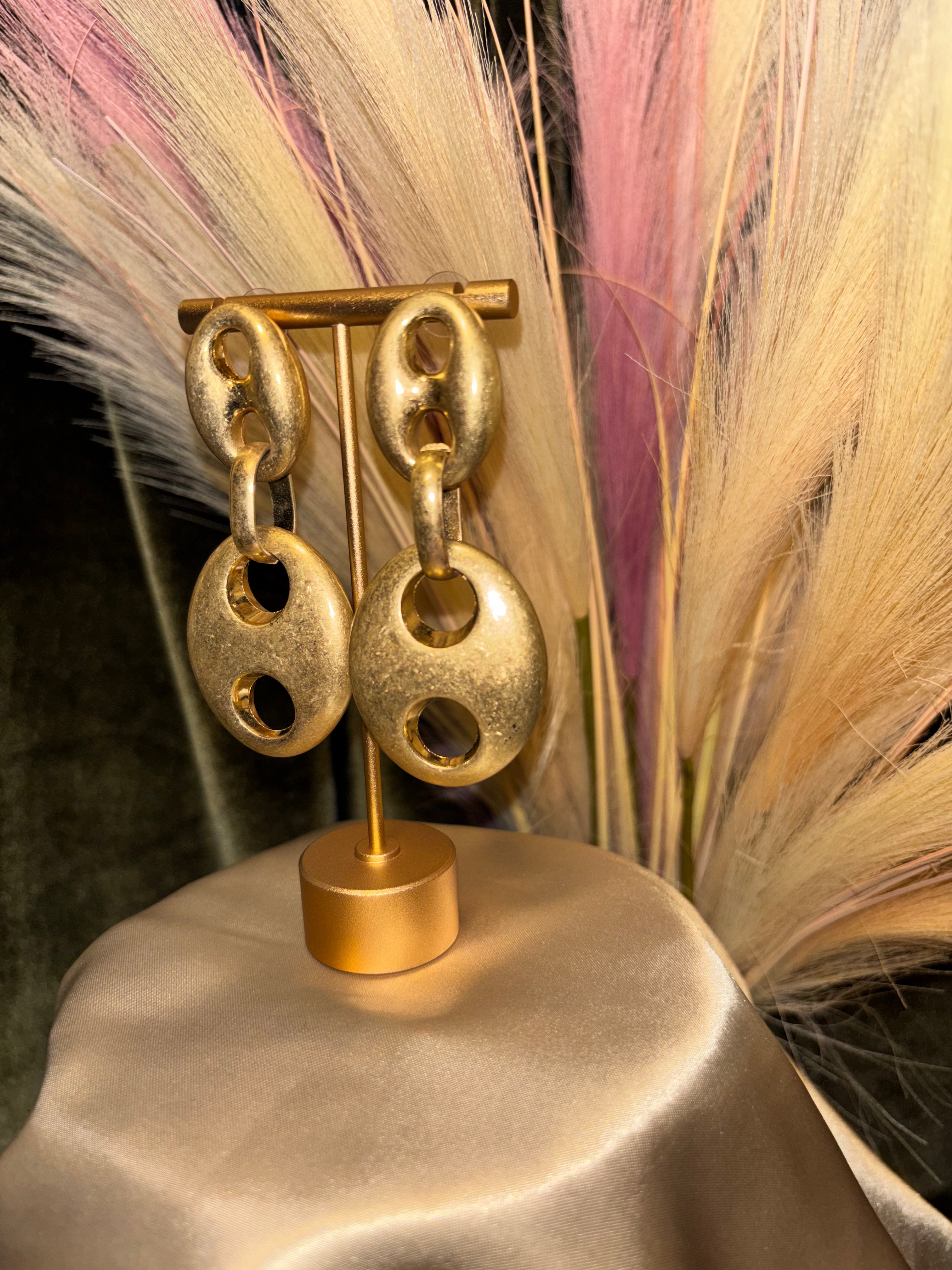 Chain Link Drop Earrings