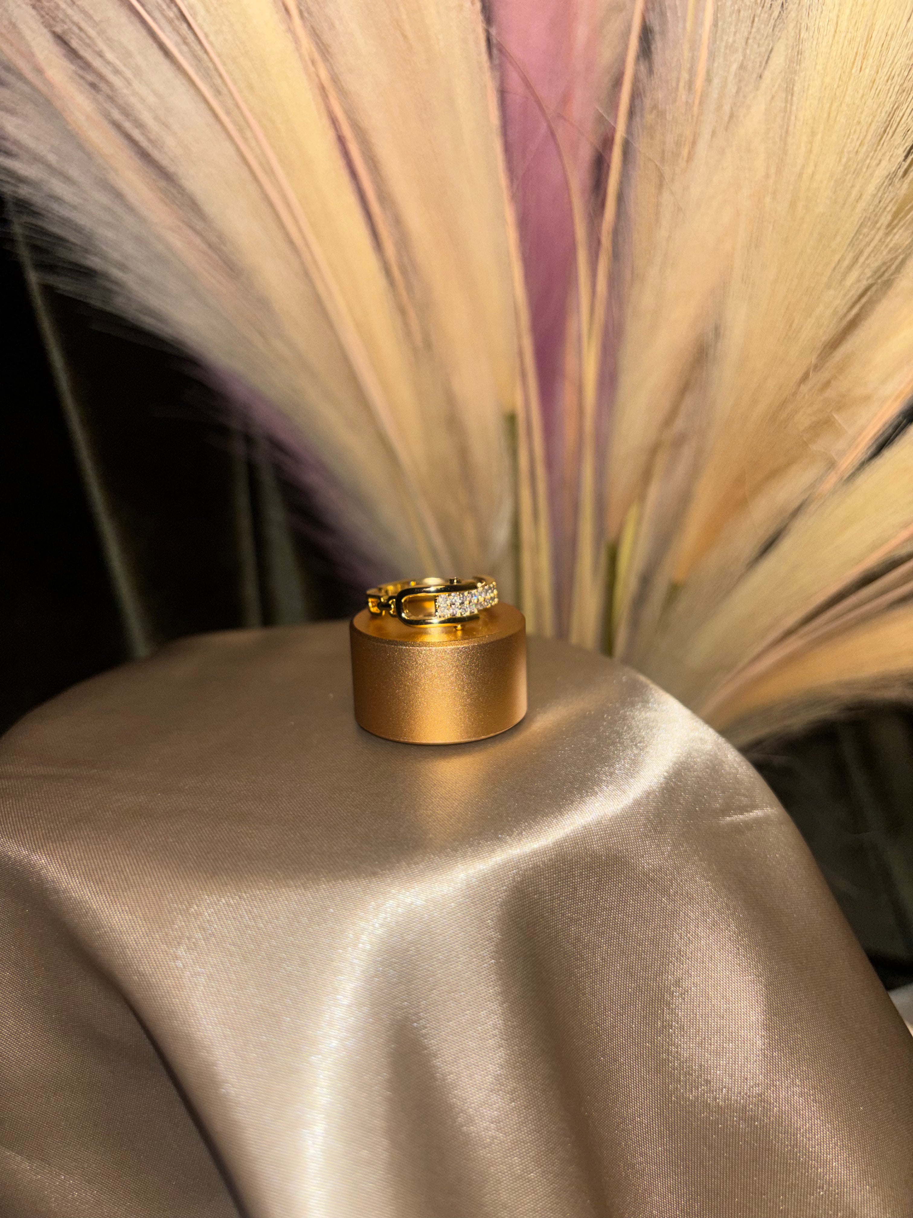 Adjustable Belted Ring