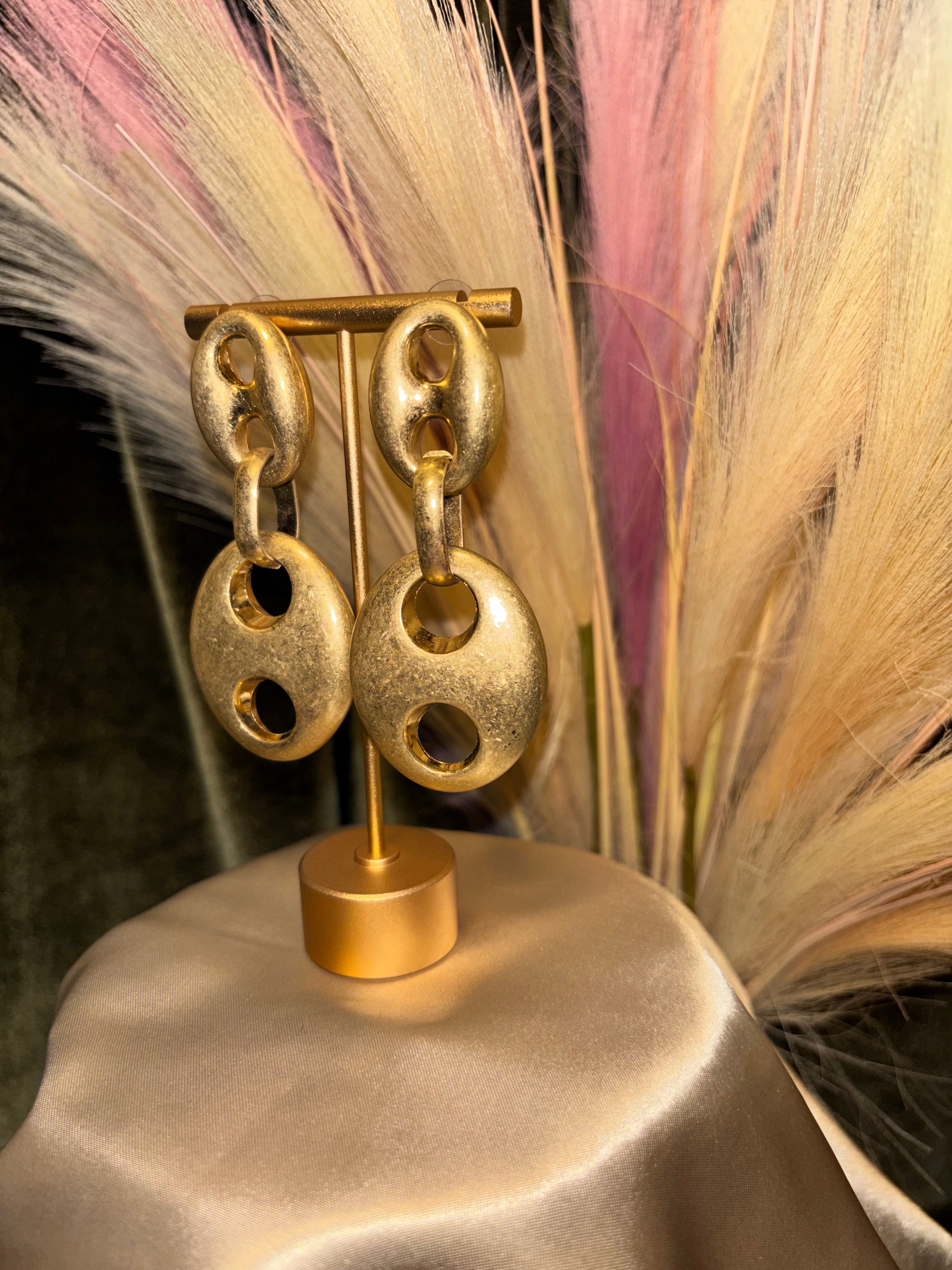 Chain Link Drop Earrings