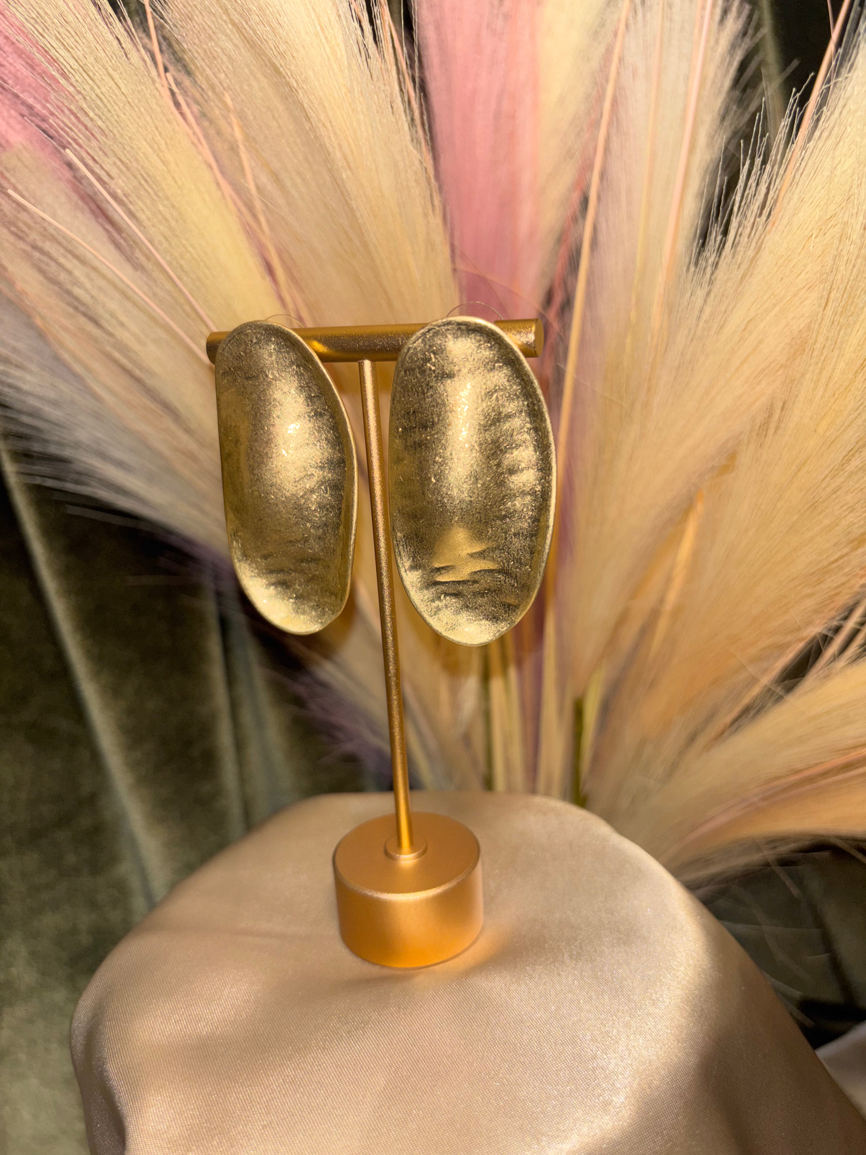 Pressed in Gold Earrings